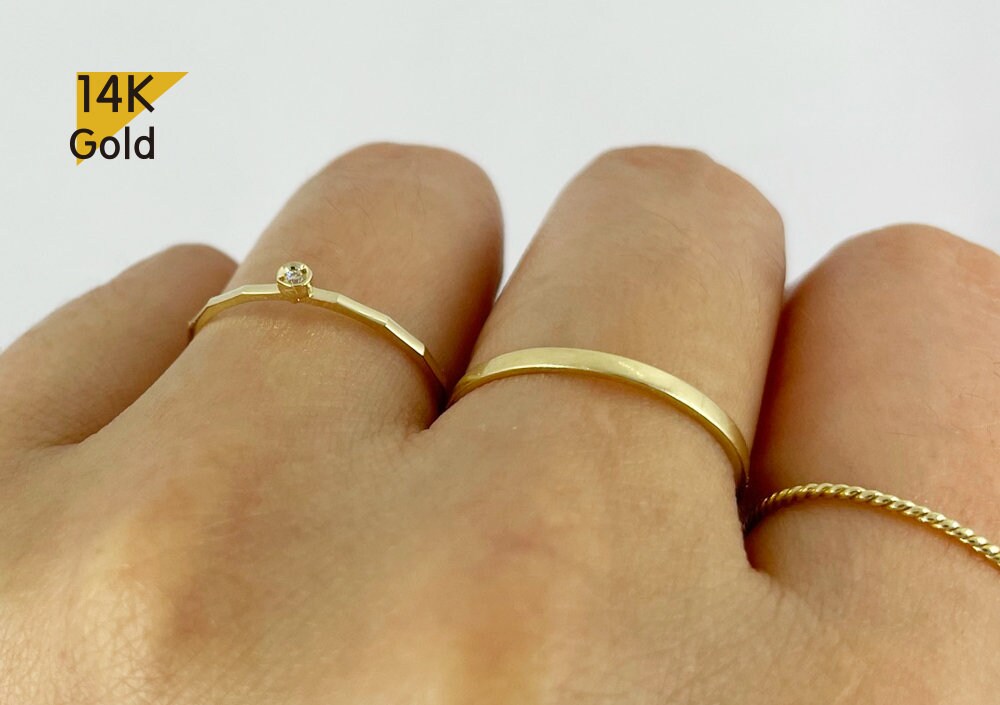 Buy Gold Stacking Rings Online In India - Etsy India